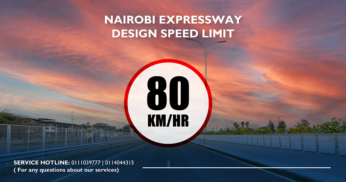 nairobi expressway design speed limit